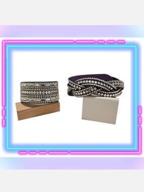 Paparazzi Fashion Urban Rhinestone Snap Bracelets